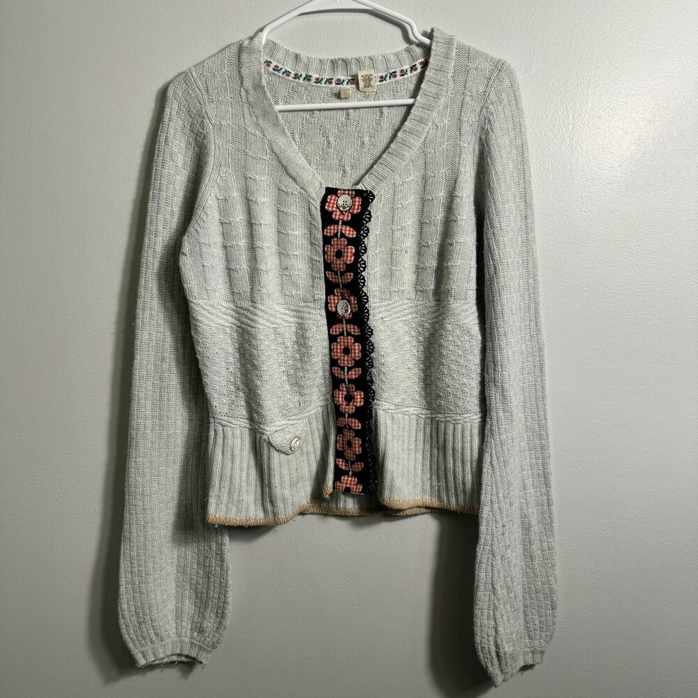 Anthropologie Moth Bell Sleeve Sweater Cardigan